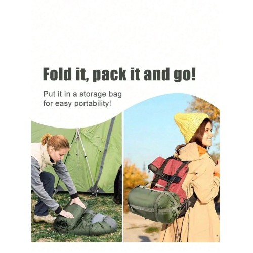 Lightweight Waterproof Sleeping Bag for Camping & Hiking