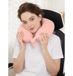 Adjustable Memory Foam Travel Neck Pillow - Airplane, Car & Home
