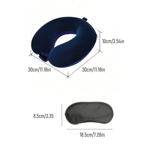 Adjustable Memory Foam Travel Neck Pillow - Airplane, Car & Home