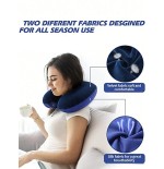 Adjustable Memory Foam Travel Neck Pillow - Airplane, Car & Home