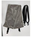 Adjustable Velvet Travel Neck Pillow - Fillable & Foldable