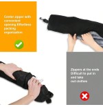 Adjustable Velvet Travel Neck Pillow - Fillable & Foldable