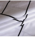 经典轻奢条格黑白空间床上用品