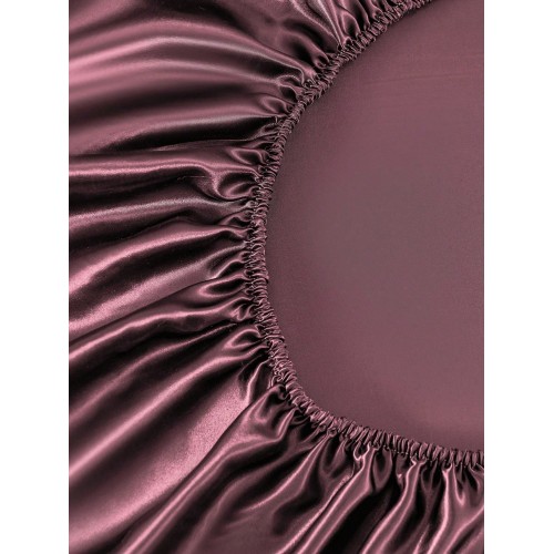 2/3pcs Black Satin Fitted Sheet Set – Silky Soft 11.8" Deep Pocket Bedding (1 Sheet + 1/2 Pillowcases)