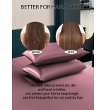 2/3pcs Black Satin Fitted Sheet Set – Silky Soft 11.8" Deep Pocket Bedding (1 Sheet + 1/2 Pillowcases)