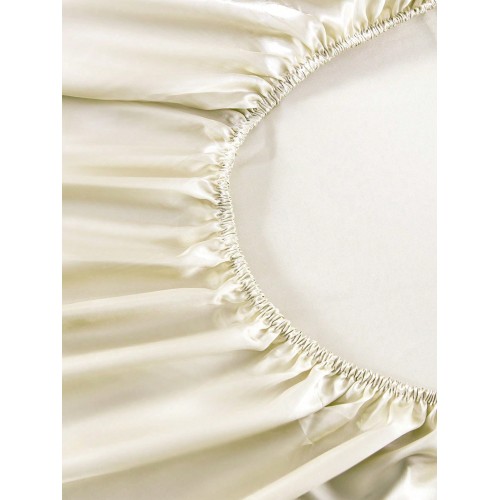 2/3pcs Black Satin Fitted Sheet Set – Silky Soft 11.8" Deep Pocket Bedding (1 Sheet + 1/2 Pillowcases)