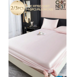 2/3pcs Black Satin Fitted Sheet Set – Silky Soft 11.8" Deep Pocket Bedding (1 Sheet + 1/2 Pillowcases)