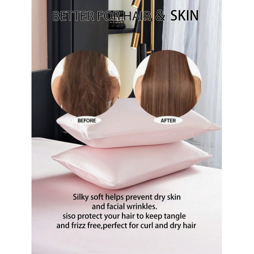 2/3pcs Black Satin Fitted Sheet Set – Silky Soft 11.8" Deep Pocket Bedding (1 Sheet + 1/2 Pillowcases)