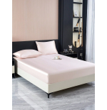 2/3pcs Black Satin Fitted Sheet Set – Silky Soft 11.8" Deep Pocket Bedding (1 Sheet + 1/2 Pillowcases)