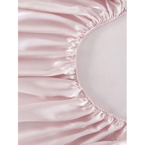 2/3pcs Black Satin Fitted Sheet Set – Silky Soft 11.8" Deep Pocket Bedding (1 Sheet + 1/2 Pillowcases)