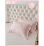 Leopard Print Pillowcase - 100% Polyester Lace, Soft & Comfortable