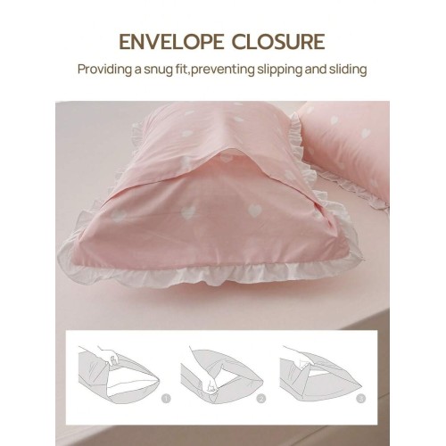 Leopard Print Pillowcase - 100% Polyester Lace, Soft & Comfortable