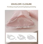 Leopard Print Pillowcase - 100% Polyester Lace, Soft & Comfortable