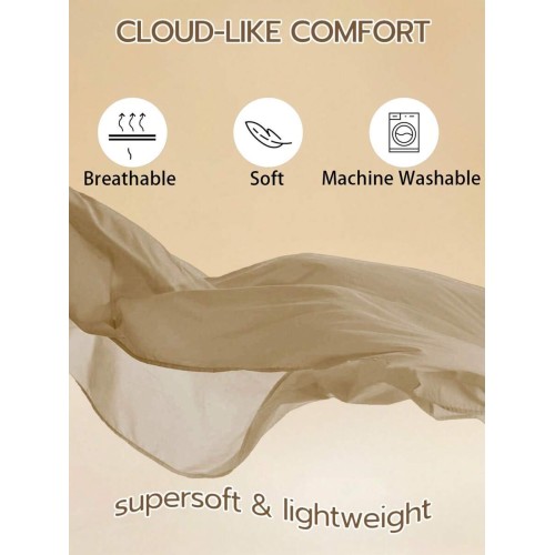 Leopard Print Pillowcase - 100% Polyester Lace, Soft & Comfortable