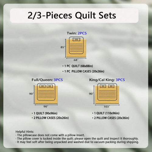 Red Peony Print Quilt Set - 2/3pc Bedding with Pillowcases