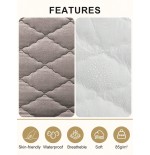 Waterproof Cooling Mattress Protector - Breathable Fitted Sheet
