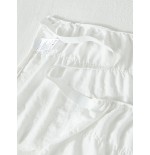 White Ruffled Bed Skirt - Bohemian Farmhouse Bedroom Decor