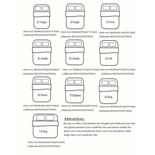 3-Piece Plaid Floral Bedding Set - All-Season Duvet Cover & Pillowcases