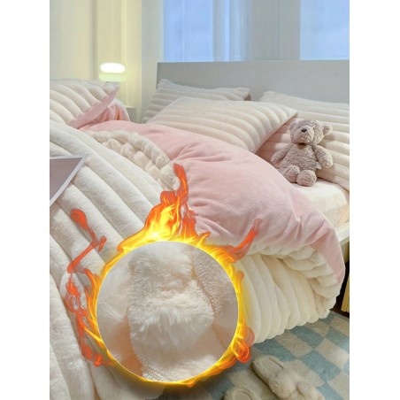 3-Piece Flannel Duvet Cover Set - Soft & Cozy Bedding