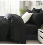 Queen 7-Pc Bed in a Bag Comforter Set - Geometric Pattern Bedding