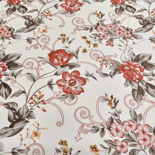 3-Piece Floral Bed Skirt Set with Pillowcases - All Seasons