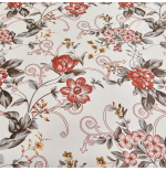 3-Piece Floral Bed Skirt Set with Pillowcases - All Seasons