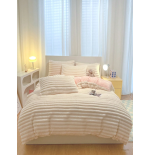 3-Piece Flannel Duvet Cover Set with 2 Pillowcases | Soft Bedding