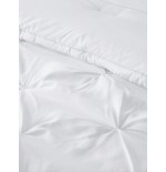 Queen Pinched Pleat Comforter Set - 7-Piece All-Season Bedding