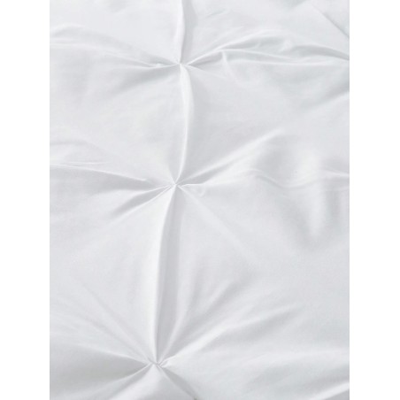 Queen Pinched Pleat Comforter Set - 7-Piece All-Season Bedding