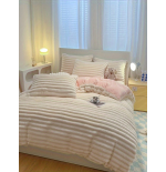 3-Piece Flannel Duvet Cover Set with 2 Pillowcases | Soft Bedding