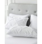 Queen Pinched Pleat Comforter Set - 7-Piece All-Season Bedding