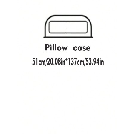 Plush Bubble Fabric Pillowcase - Long Body Pillow Cover