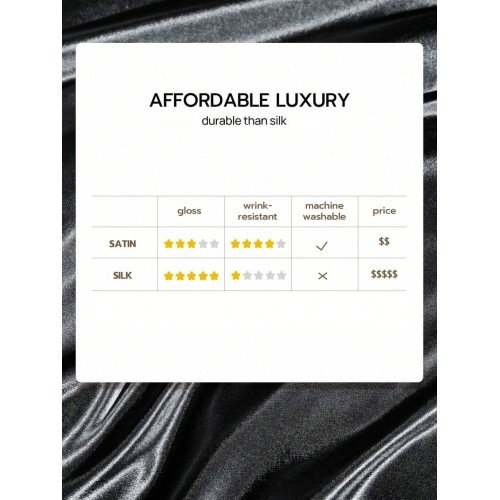 Light Pink Silky Satin Fitted Sheet - Deep Pocket 15-17"