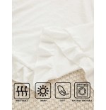 Ruffle Decor Body Pillowcase Cover - No Filler Included