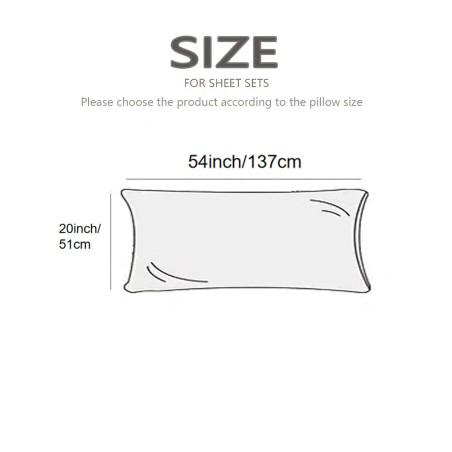 Ruffle Decor Body Pillowcase Cover - No Filler Included