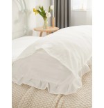 Ruffle Decor Body Pillowcase Cover - No Filler Included