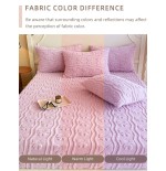 Taffeta Fitted Sheet - Solid Color Mattress Protector Pad