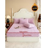 Taffeta Fitted Sheet - Solid Color Mattress Protector Pad