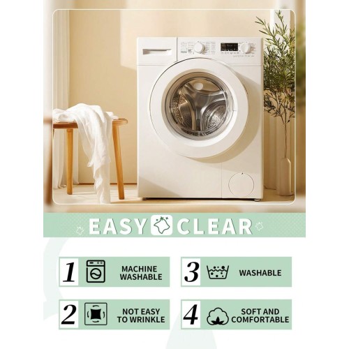 Taffeta Fitted Sheet - Solid Color Mattress Protector Pad