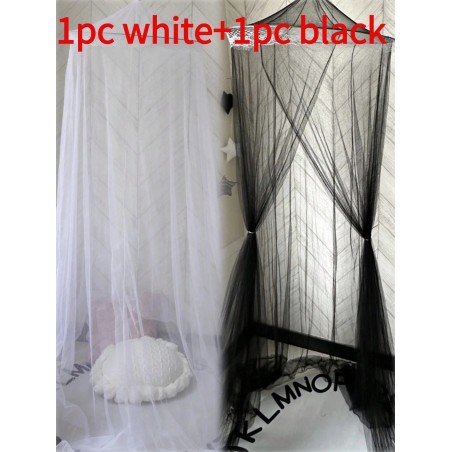 White 4-Door Mosquito Net for Double Bed | Summer Home Canopy