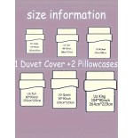 3-Piece Flannel Duvet Cover Set - Soft Bedding with Pillowcases