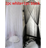 White 4-Door Mosquito Net for Double Bed - Summer Home Canopy