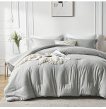 Queen Size 3-Piece Boho Comforter Set - All-Season Breathable Bedding