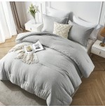 Queen Size 3-Piece Boho Comforter Set - All-Season Breathable Bedding