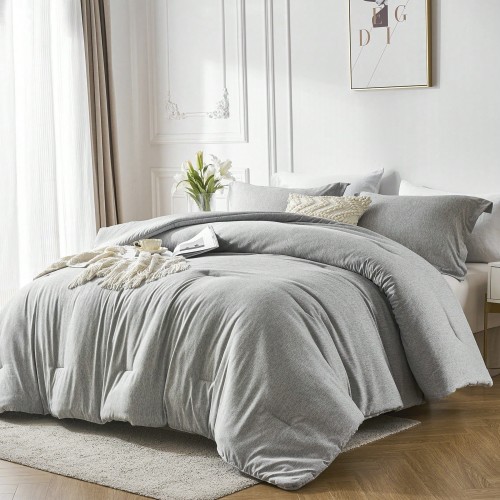 Queen Size 3-Piece Boho Comforter Set - All-Season Breathable Bedding