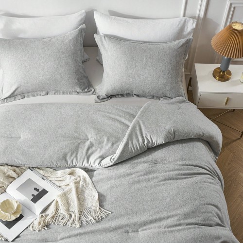 Queen Size 3-Piece Boho Comforter Set - All-Season Breathable Bedding