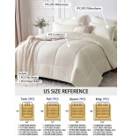 Queen Checkered Comforter Set - 5/7-Piece All-Season Microfiber Bedding