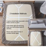 2-Pack Adjustable Bed Sheet Straps - Secure Fit for All Mattresses
