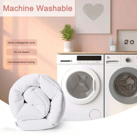 JustLet 600GSM Cooling Mattress Topper - Quilted Pad with Deep Pocket