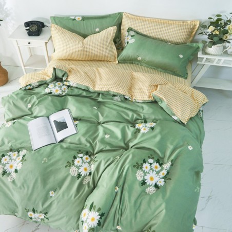 Ozland Green: Ditsy Floral Printed Sheet Set